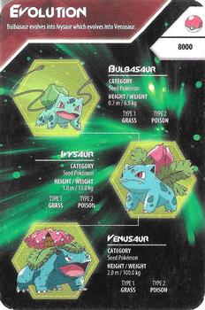 2016 Kellogg's Pokemon Evolution Index #NNO Bulbasaur / Ivysaur / Venusaur Front