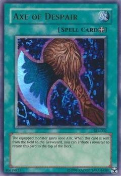 2010 Yu-Gi-Oh! Spell Ruler North American English #SRL-002 Axe of Despair Front