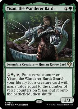 2023 Magic: The Gathering Commander Masters #0334 Yisan, the Wanderer Bard Front