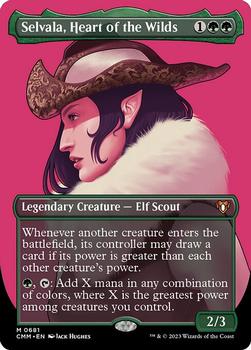 2023 Magic: The Gathering Commander Masters #681 Selvala, Heart of the Wilds Front