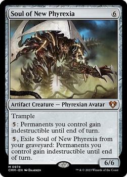 2023 Magic: The Gathering Commander Masters #974 Soul of New Phyrexia Front