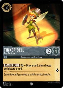 2023 Disney Lorcana TCG: The First Chapter #194/204 Tinker Bell - Tiny Tactician Front