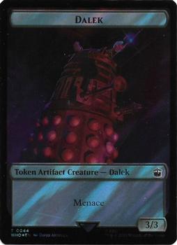 2023 Magic: The Gathering Universes Beyond: Doctor Who - Double Sided Tokens #0044/0056 Dalek / Cyberman Front