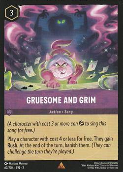 2023 Disney Lorcana TCG: Rise of the Floodborn #62/204 Gruesome and Grim Front