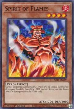 2023 Yu-Gi-Oh! Structure Deck: Fire Kings English 1st Edition #SR14-EN019 Spirit of Flames Front