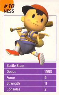 2002 Nintendo Official Magazine Battle Cards #10 Ness Front