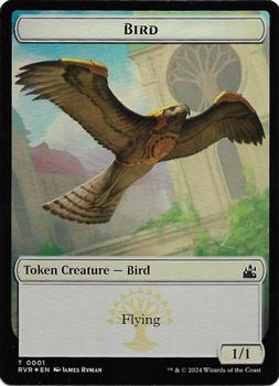 2024 Magic: The Gathering Ravnica Remastered - Double Sided Tokens #0001/0006 Bird / Zombie Front