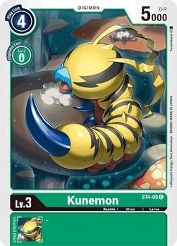 2021 Digimon Starter Deck Giga Green #ST4-05 Kunemon Front