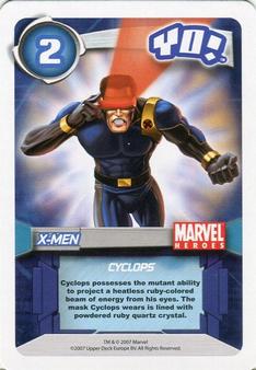 2007 Upper Deck Entertainment Marvel Heroes Yo! #NNO Cyclops Front