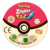 2001 Pokemon Lay's Tazo Zapper - 2nd Series #20 Entei Back