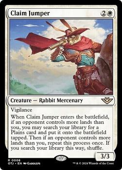 2024 Magic: The Gathering Outlaws of Thunder Junction #8 Claim Jumper Front