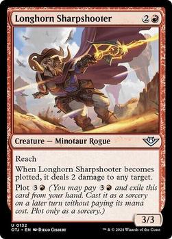 2024 Magic: The Gathering Outlaws of Thunder Junction #132 Longhorn Sharpshooter Front