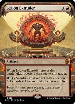 2024 Magic: The Gathering Outlaws of Thunder Junction - The Big Score #42 Legion Extruder Front