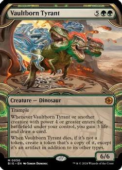 2024 Magic: The Gathering Outlaws of Thunder Junction - The Big Score #50 Vaultborn Tyrant Front