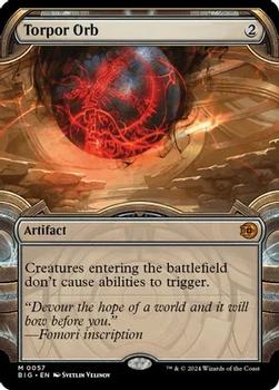 2024 Magic: The Gathering Outlaws of Thunder Junction - The Big Score #57 Torpor Orb Front