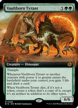 2024 Magic: The Gathering Outlaws of Thunder Junction - The Big Score #85 Vaultborn Tyrant Front