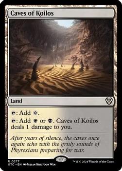 2024 Magic: The Gathering Outlaws of Thunder Junction - Commander Decks #0277 Caves of Koilos Front