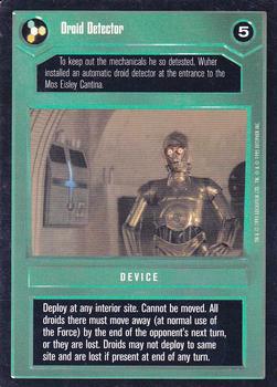 1995 Decipher Star Wars CCG Premiere Limited #NNO Droid Detector Front