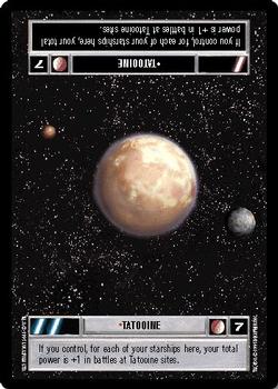 1995 Decipher Star Wars CCG Premiere Limited #NNO Tatooine Front