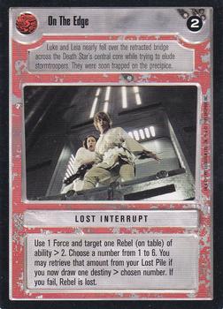 1995 Decipher Star Wars CCG Premiere Limited #NNO On The Edge Front