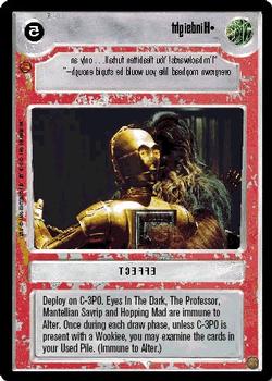 1997 Decipher Star Wars CCG Cloud City Limited #NNO Hindsight Front