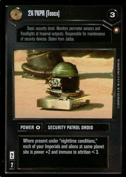 1998 Decipher Star Wars CCG Special Edition Limited #NNO 2X-7KPR (Tooex) Front