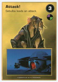 1999 Decipher Star Wars CCG Episode 1 #NNO Attack!  [3 Sebulba]               Attack: Tatooine Front