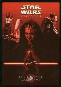 1999 Decipher Star Wars CCG Episode 1 #NNO Attack!  [1 Darth Maul]            Attack: Tatooine Back