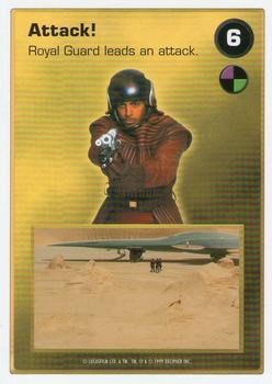 1999 Decipher Star Wars CCG Episode 1 #NNO Attack!  [6 Royal Guard P/G]           Attack: Tatooine Front