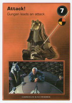 1999 Decipher Star Wars CCG Episode 1 #NNO Attack!  [7 Gungan]       Attack: Coruscant Front