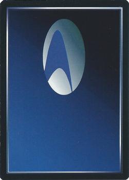 1994 Decipher Star Trek Premiere Edition White Border #NNO Incoming Message - Federation Back