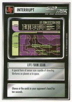 1994 Decipher Star Trek Premiere Edition White Border #NNO Life-Form Scan Front