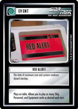 1994 Decipher Star Trek Premiere Edition Black Border #NNO Red Alert! Front