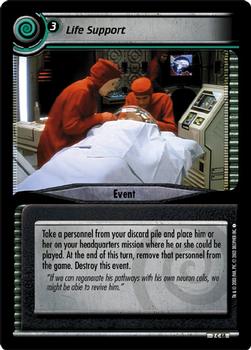 2003 Decipher Star Trek 2nd Edition Energize Expansion #2C48 Life Support (Event) Front