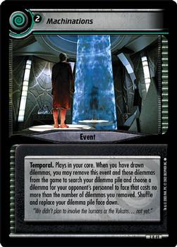 2003 Decipher Star Trek 2nd Edition Energize Expansion #2R49 Machinations (Event) Front