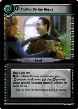 2003 Decipher Star Trek 2nd Edition Energize Expansion #2U53 Picking Up the Basics  (Event) Front
