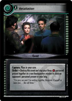 2003 Decipher Star Trek 2nd Edition Energize Expansion #2R59 Retaliation  (Event) Front