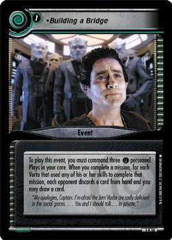 2003 Decipher Star Trek 2nd Edition Call to Arms Expansion #38 Building a Bridge Front