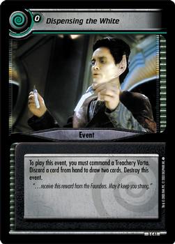 2003 Decipher Star Trek 2nd Edition Call to Arms Expansion #41 Dispensing the White Front