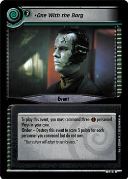 2003 Decipher Star Trek 2nd Edition Call to Arms Expansion #48 One With the Borg Front