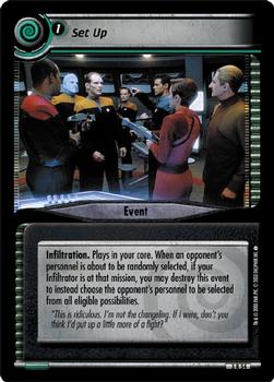 2003 Decipher Star Trek 2nd Edition Call to Arms Expansion #54 Set Up Front