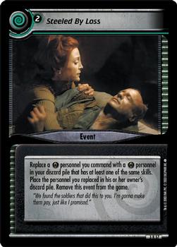 2003 Decipher Star Trek 2nd Edition Call to Arms Expansion #57 Steeled By Loss Front