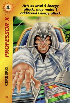 1995 Fleer Marvel Overpower #NNO Professor X - Cerebro Front