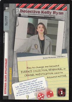 1996 US Playing Card Co. The X Files CCG #087 Detective Kelly Ryan Front