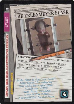 1996 US Playing Card Co. The X Files CCG #264 The Erlenmeyer Flask Front