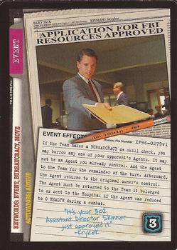 1996 US Playing Card Co. The X Files CCG #279 Application for F.B.I. Resources App Front