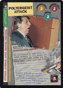 1996 US Playing Card Co. The X Files CCG #353 Poltergeist Attack Front