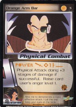 2000 Score Dragon Ball Z Saiyan Saga #5 Orange Arm Bar Front