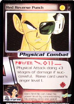 2000 Score Dragon Ball Z Saiyan Saga #7 Red Reverse Punch Front
