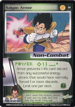 2000 Score Dragon Ball Z Saiyan Saga #81 Saiyan Armor Front
